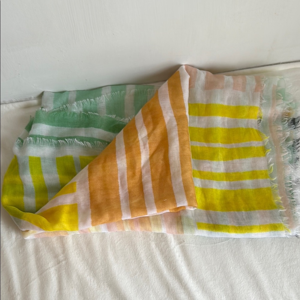 Old Navy Striped Multicolor Scarf